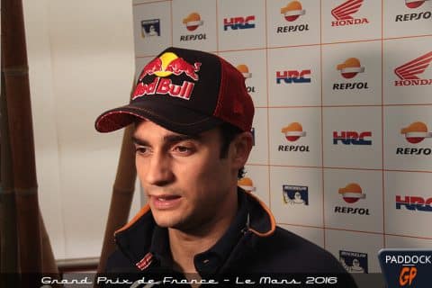 Le Mans, conferência de imprensa de Dani Pedrosa: idem ao seu companheiro de equipa. Com mais discussões...
