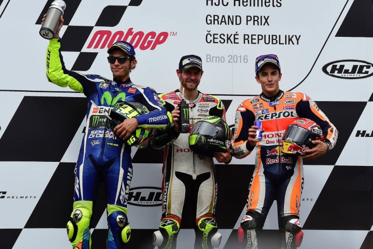 Brno, MotoGP, Conférence post-GP : Crutchlow sur un nuage, Marquez et Rossi pas nés de la dernière pluie