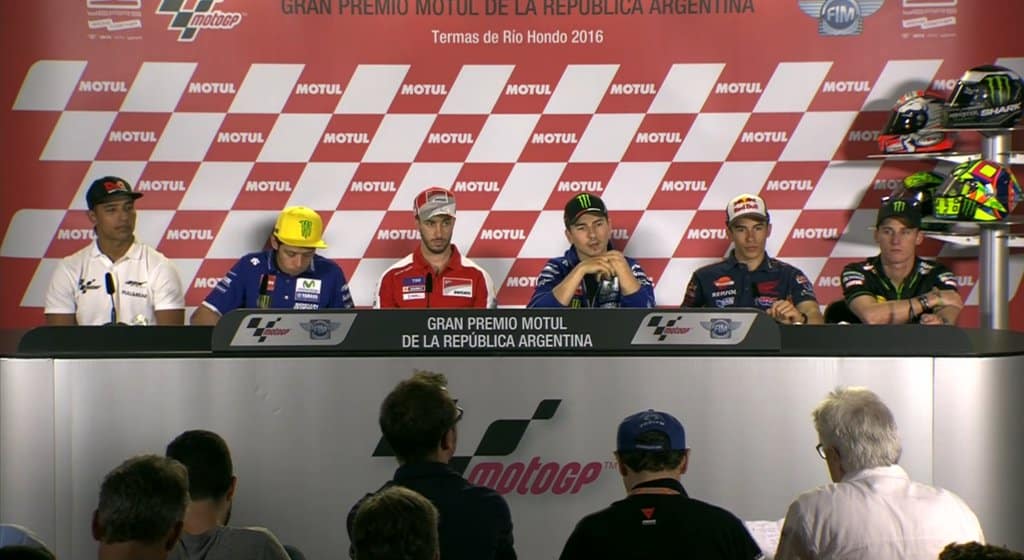 Catalogne : Conférence de presse pré-événement avec Rossi, Lorenzo, Marquez, Iannone et les frères Espargaro