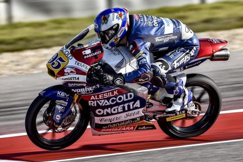 オースティン、Moto3: ジュール・ダニーロは水の楽しみ方を知っています!!