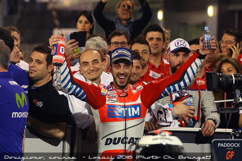 Losail, conférence post-course, Andrea Dovizioso : « notre base est meilleure que celle de l’année dernière »