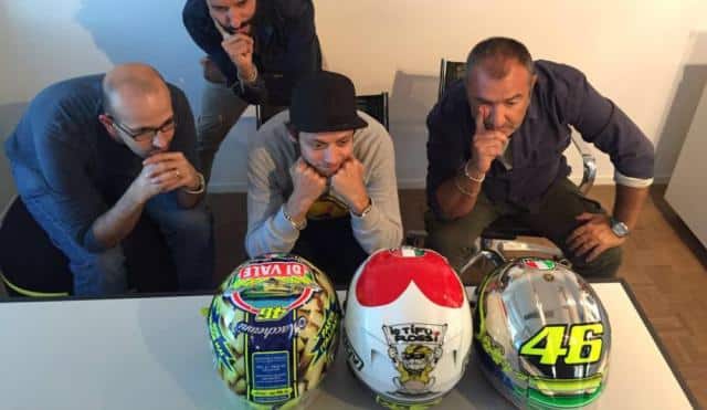 ムジェロ、MotoGP: ロッシのヘルメットは?