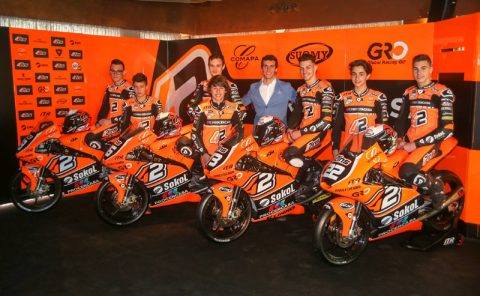 Alex Rins apresenta a sua equipa e Enzo Boulom para o FIM CEV Repsol.