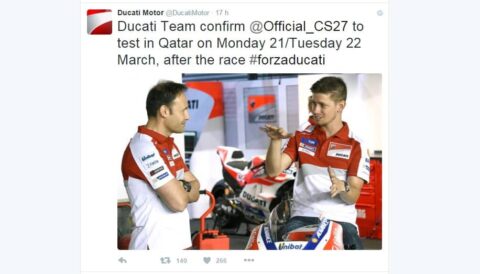 [Breve] Casey Stoner finalmente rodará nos dias 21 e 22 de março em Losail!