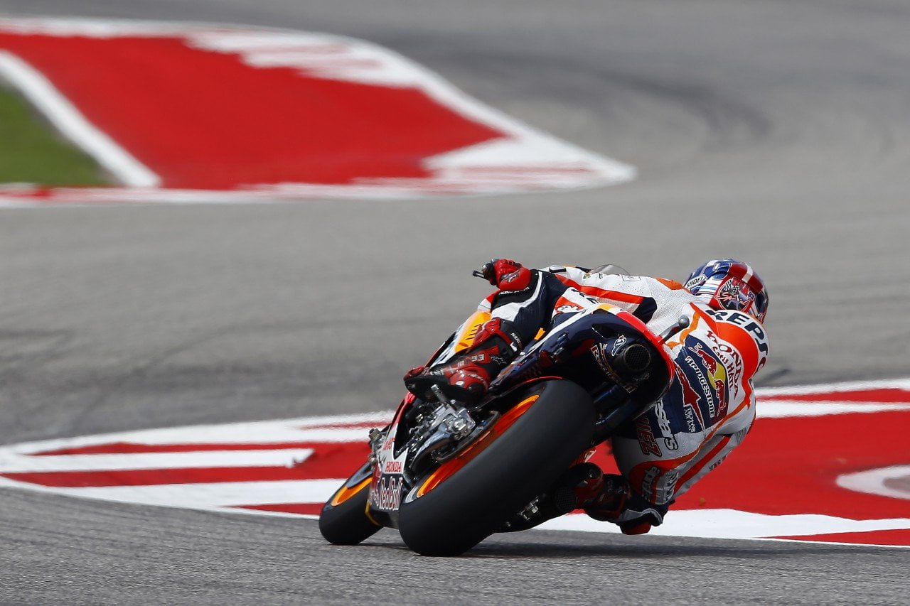 Austin, Conference, Lorenzo keeps the secret, Rossi points Ducati and Marquez progresses