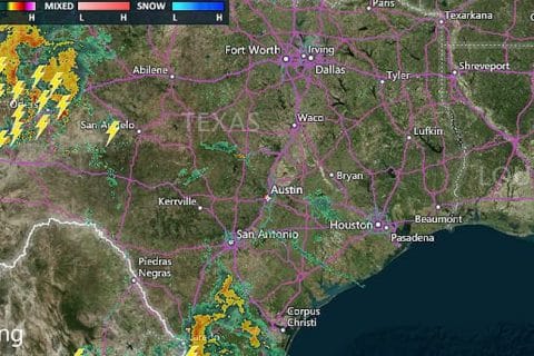 Météo incertaine aujourd'hui à Austin !