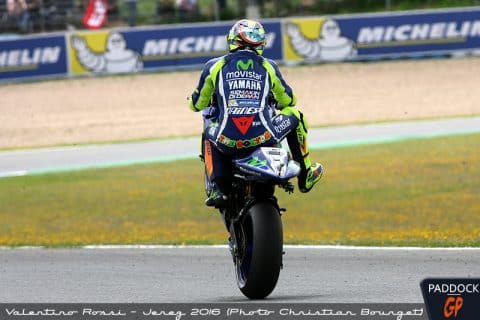 [Photos] Jerez, Valentino Rossi: he had never done it!