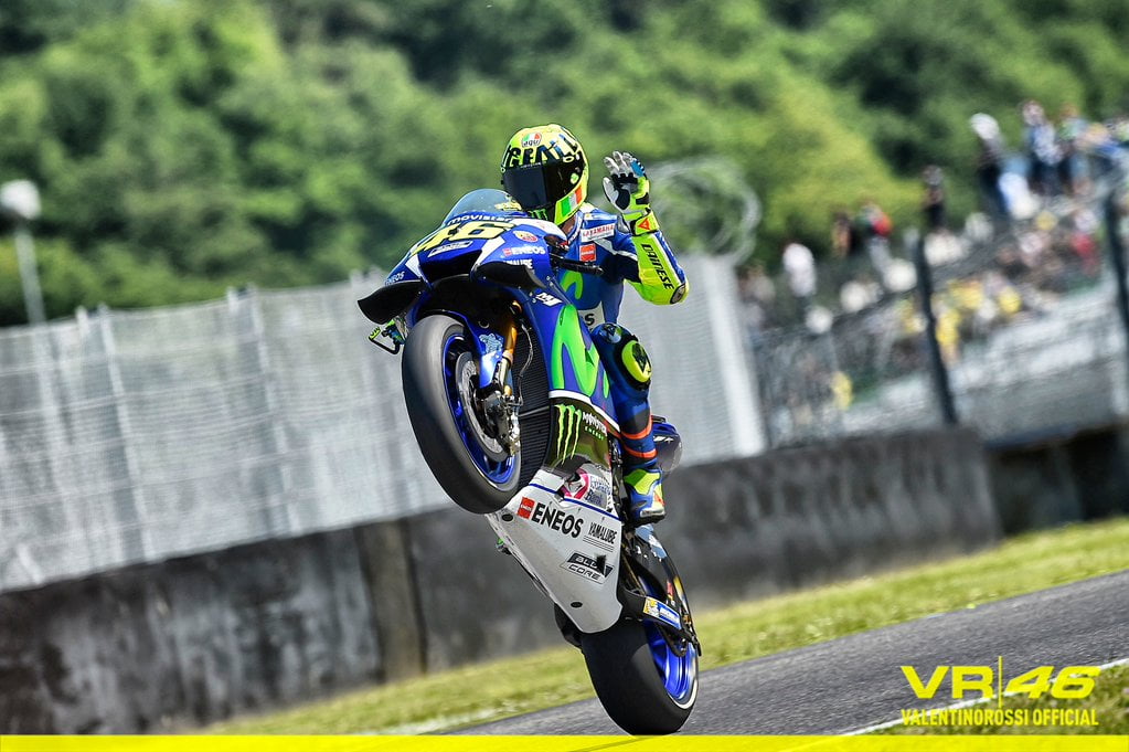 Mugello, MotoGP, Qualifications : Valentino met le feu au Mugello !