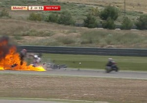 [CEV Moto2] Aragon, Race 2: Odendaal, Techer and Nagashima emerge at the head of the Aragon blaze