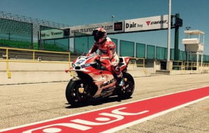 Ducati test: The first images of Casey Stoner at Misano