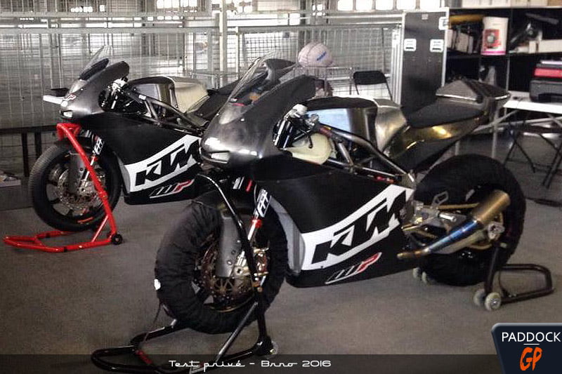 ブルノでのテスト: 2 KTM Moto2、ただし VR46 は対象外?