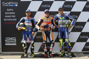 Sachsenring, conferência pós-qualificação: Márquez quer frio, Rossi quer calor