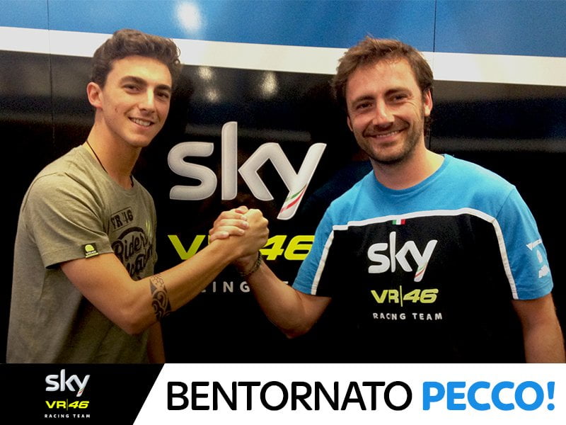 [Officiel] Bagnaia intègrera le team Sky VR46 en Moto2 l’année prochaine