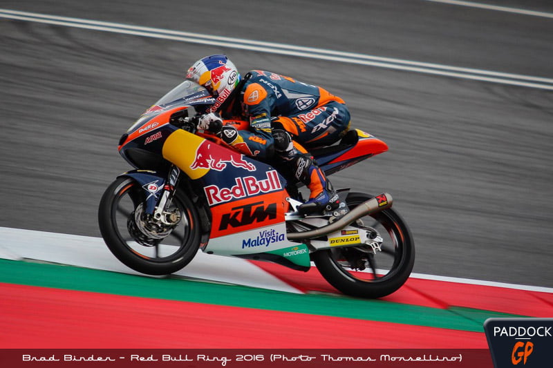 Red Bull Ring, Moto3, FP2 : Le taureau Brad Binder devant le léopard Fabio Quartararo !