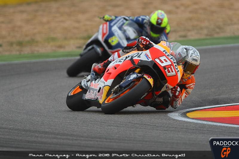 Aragon MotoGP FP4: Marquez domine