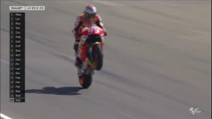 Gara MotoGP Aragon: Marquez è in difficoltà