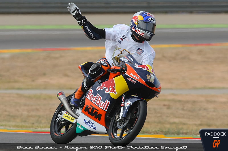 Moto3: Campeão do Mundo Brad Binder nasceu em Jerez