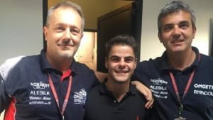 Moto3, 2017: Fenati with Ongetta and Honda