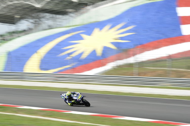 Sepang MotoGP J.2 Rossi: « Je préférerais du sec »