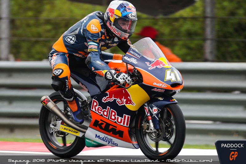 Qualificação de Sepang Moto3: Brad Binder molhou-se!