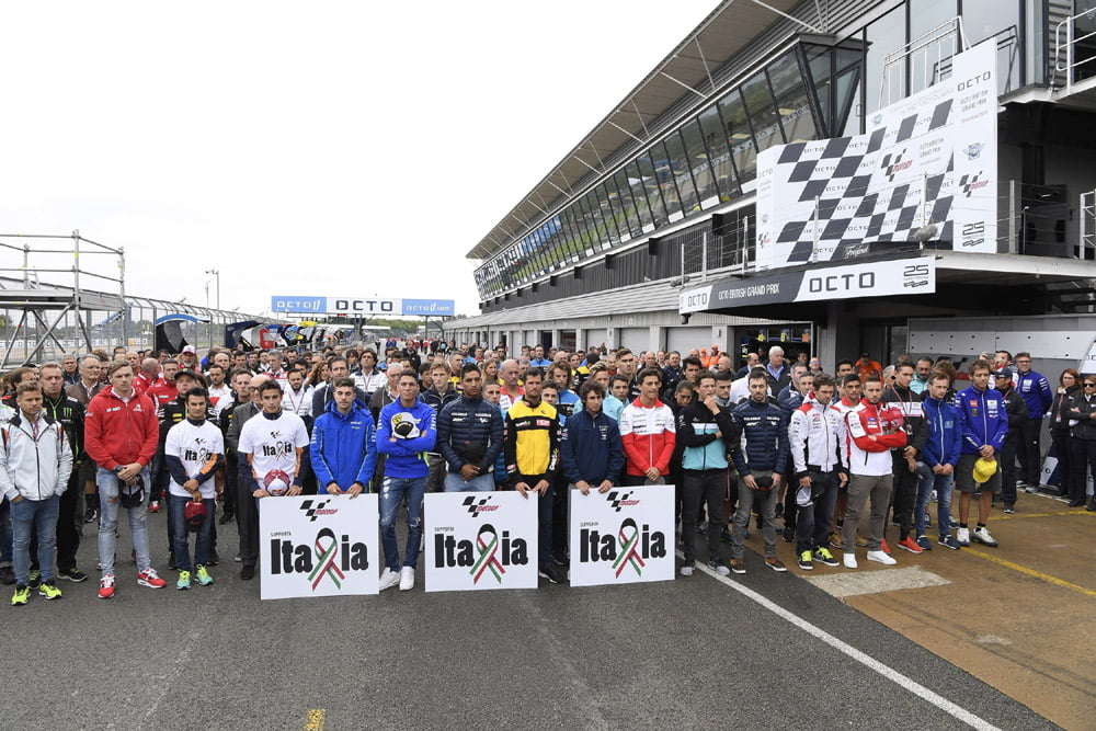 Silverstone: A minute of silence
