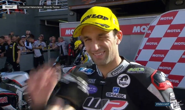 Valencia Moto2 : Johann Zarco, "à chaud" !