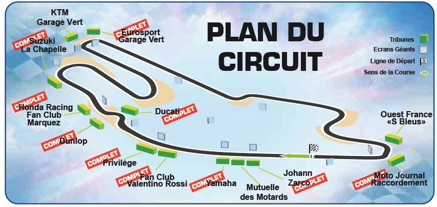 Grand Prix de France HJC 2017 : Plus que 3 tribunes disponibles à la vente