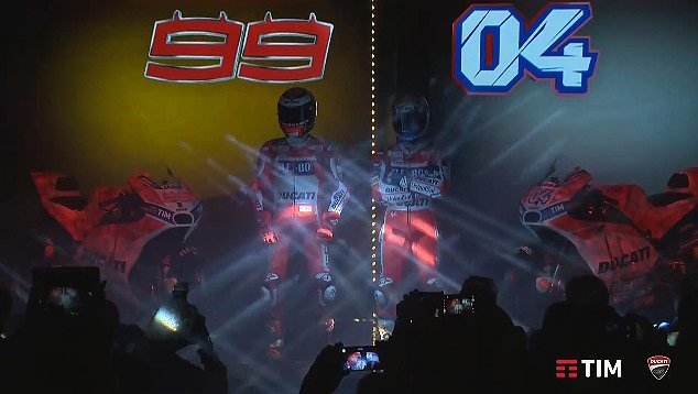 Présentation Ducati MotoGP 2017 en direct