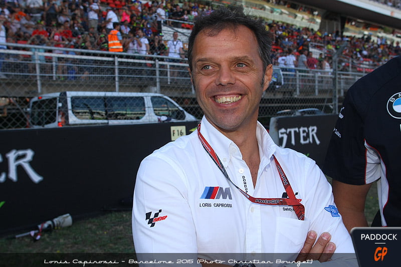 Loris Capirossi monte en grade à la Dorna