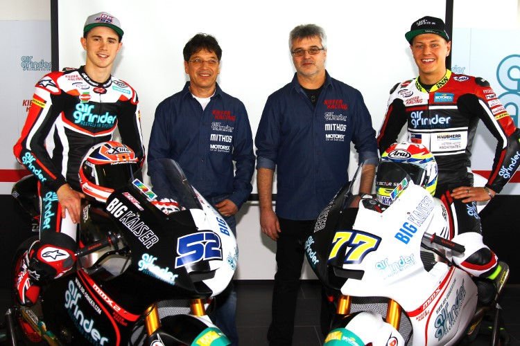 Moto2: Kieffer quer se divertir com Suter Kent e Aegerter