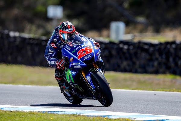 MotoGP Phillip Island J2 tests, mid-day: Vinales gains more than a second