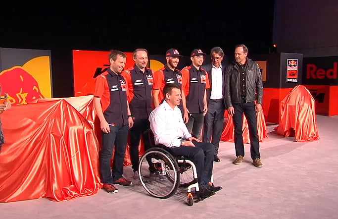 KTM MotoGP 2017 presentation