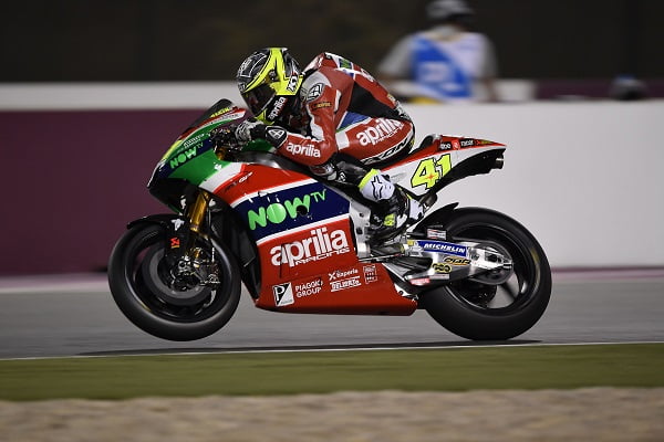 #QatarGP J1 : Aleix Espargaro et Aprilia qualifiés en Q2 si la pluie s’en mêle