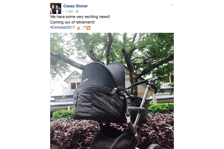 Carnet rose : Casey Stoner va être papa pour la deuxième fois