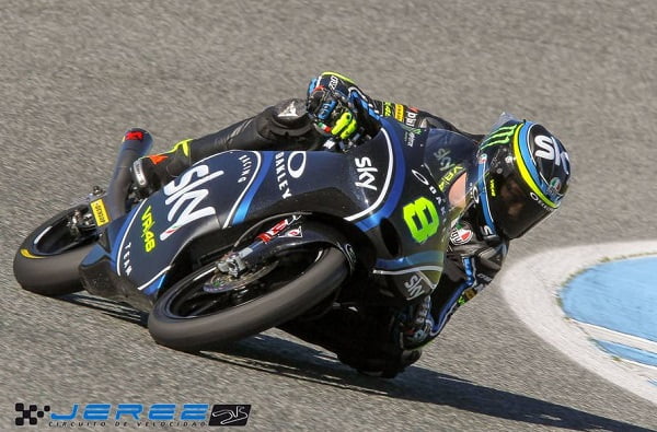 Moto3 testa Jerez J3: Nicolo Bulega e Aron Canet roda em roda