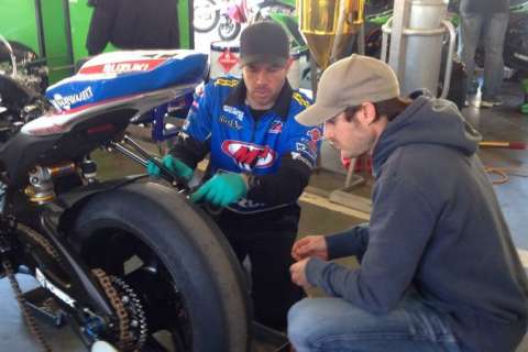 Daytona 200 : Valentin Debise deuxième temps des qualifications.