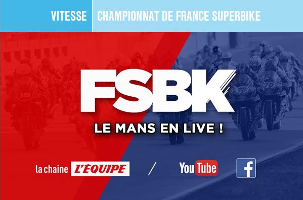FSBK : RDV dimanche à 18h00 sur la chaîne L’Équipe !