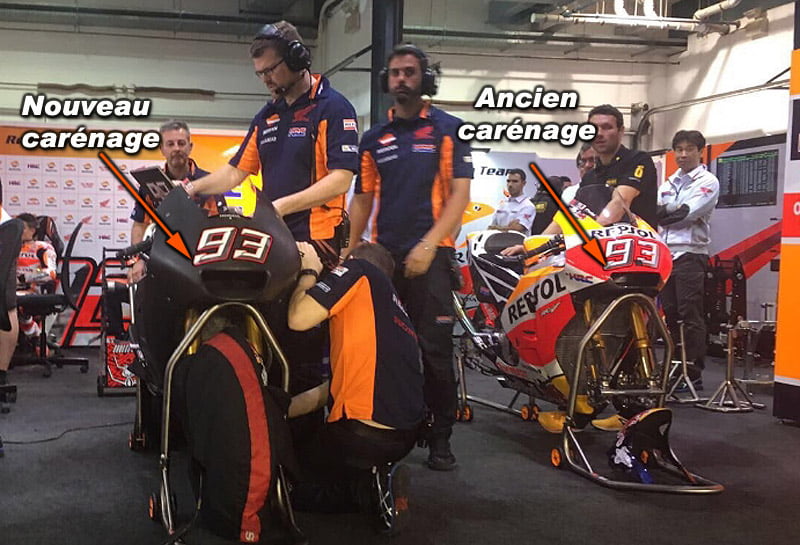 [Técnico] Mais uma nova carenagem para Marc Márquez!