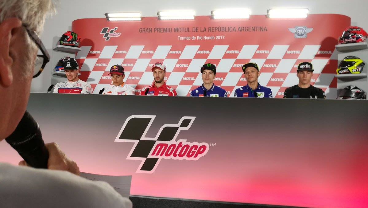 #ArgentinaGP (Conférence) : piste poussiéreuse, météo, Viñales confiant et essais Ducati