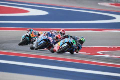 #AmericasGP Moto2 Race: A passagem de três para Morbidelli, à frente de um sólido Lüthi!