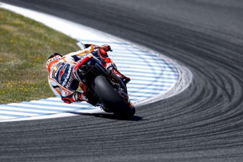 #JerezTest : Pneu avant, échappement, électronique, tout va pour le mieux chez Honda Repsol !