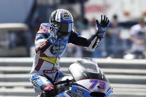 #FrenchGP Le Mans Moto2 FP2: Alex Marquez dans sous la pluie