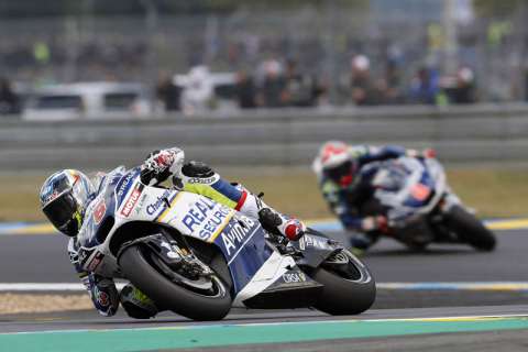 #ItalianGP Loris Baz dans un bon état d'esprit avec le nouveau pneu avant Michelin