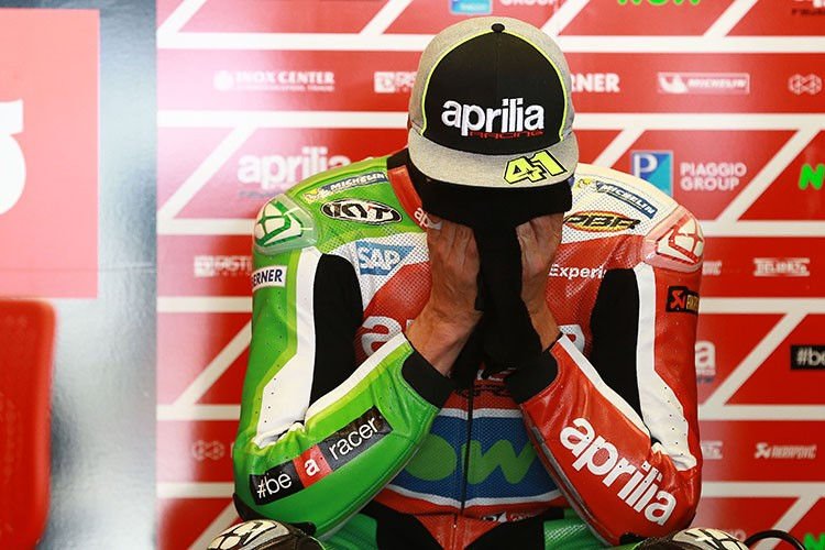 #FrenchGP Le Mans : Aleix Espargaró trahi par le moteur de l’Aprilia