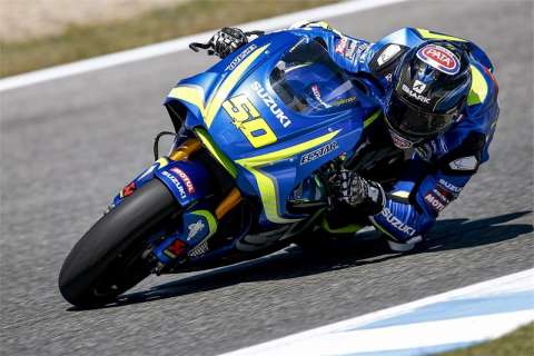 #JerezTest Guintoli revient et il n'est déjà pas si loin !