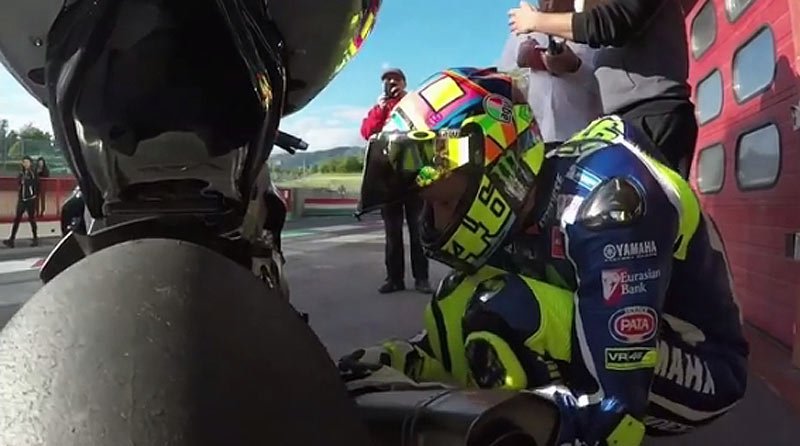 [Video] Valentino Rossi training at Mugello