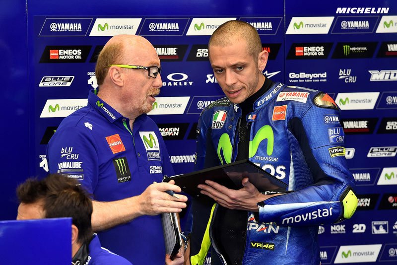 Le nouveau pneu avant Michelin ? Rossi l'a déjà essayé mais il est trop tôt pour tirer des conclusions !