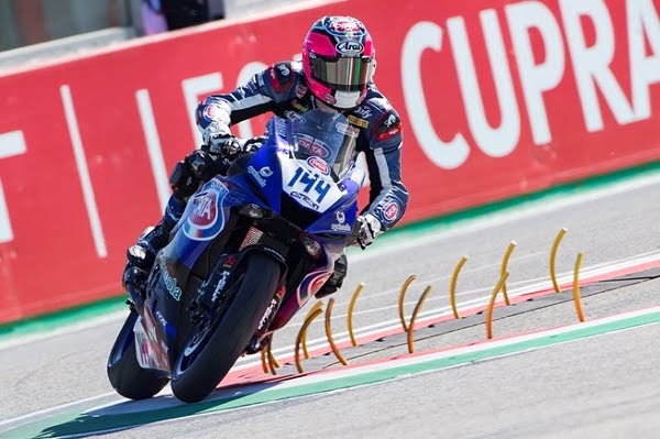 Imola Supersport : Lucas Mahias, deuxième derrière Kenan Sofuoglu, mais leader du Championnat du Monde