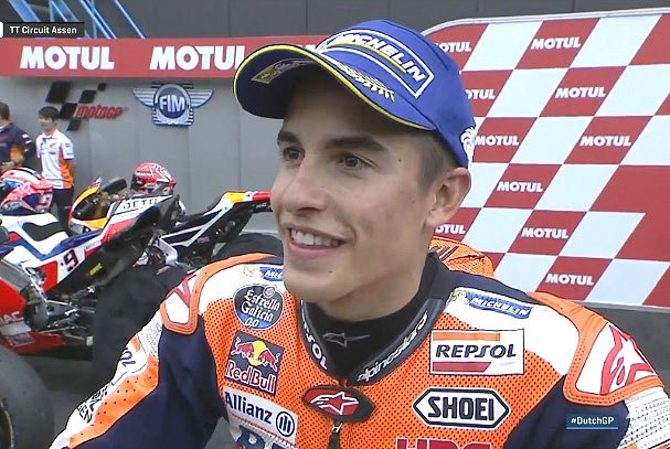 #DutchGP MotoGP Course : Marc Marquez « à chaud » !