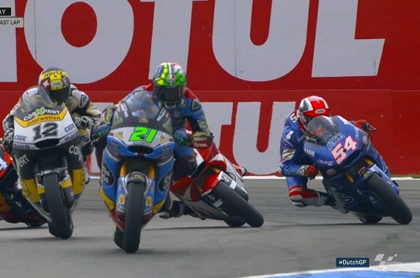 #DutchGP Moto2: マティア・パシーニは日曜日には反対するが、月曜日の降格には賛成
